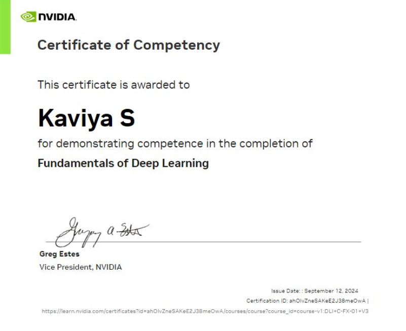 NVIDIA: Fundamentals of Deep Learning